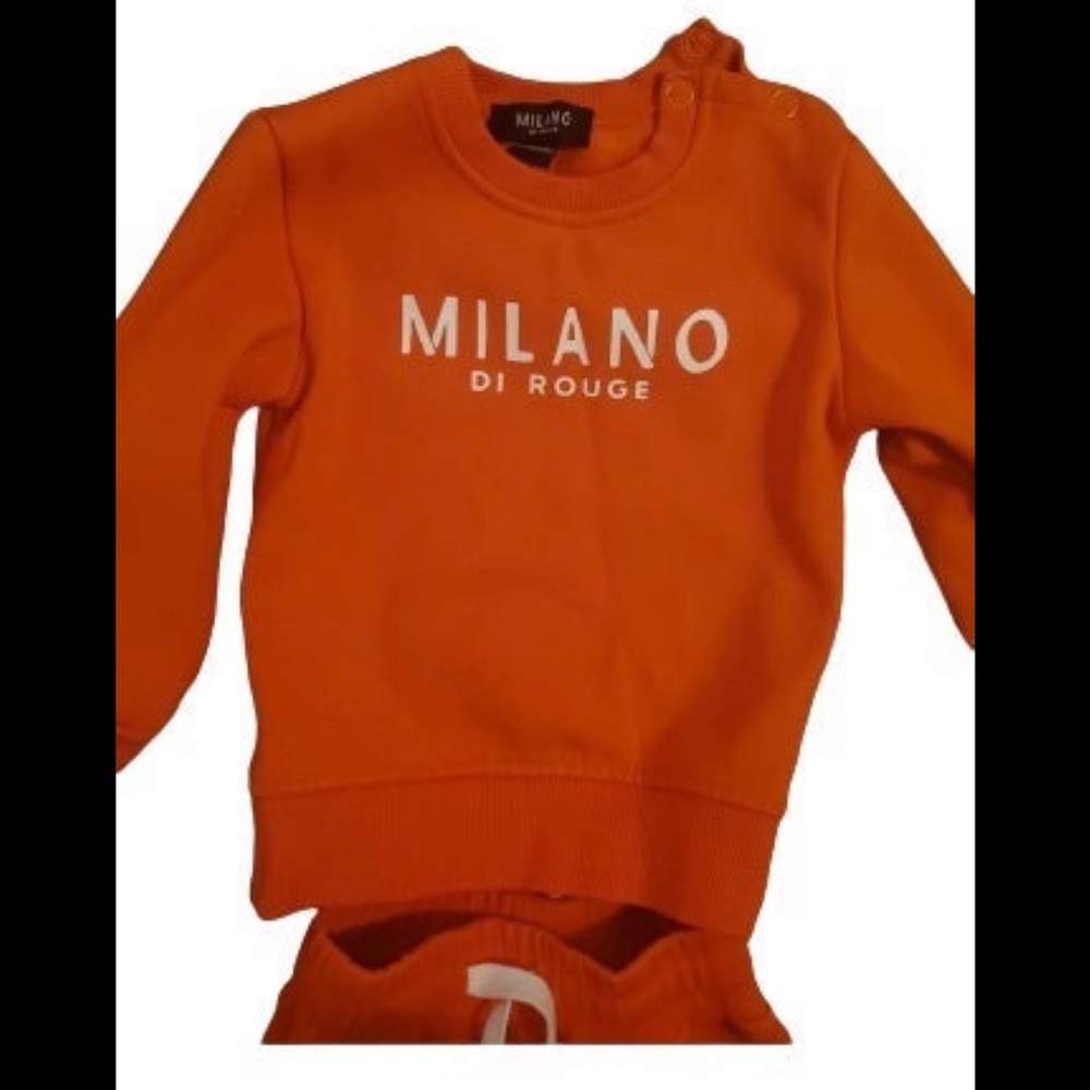 Orange Milano sweatsuit